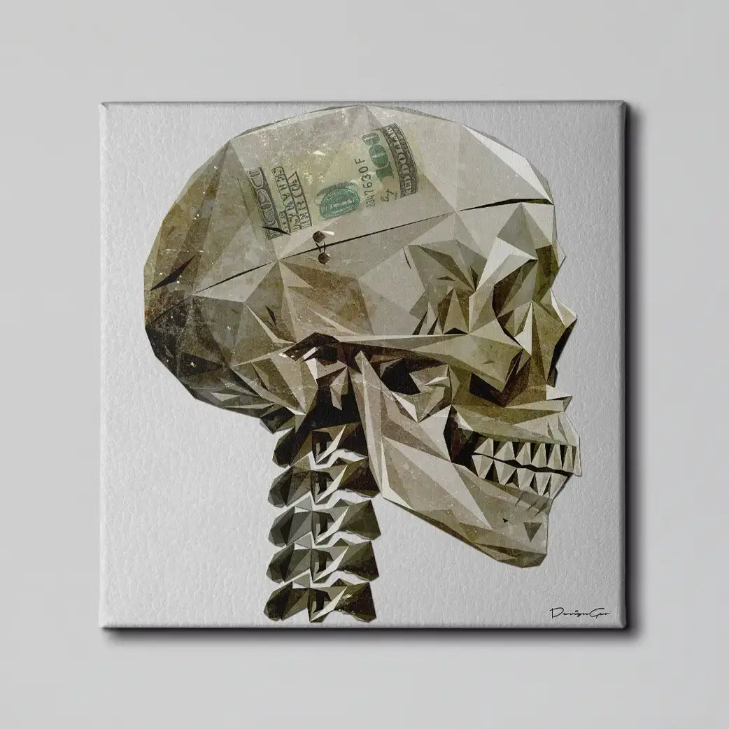 Skull Canvas Wall Art