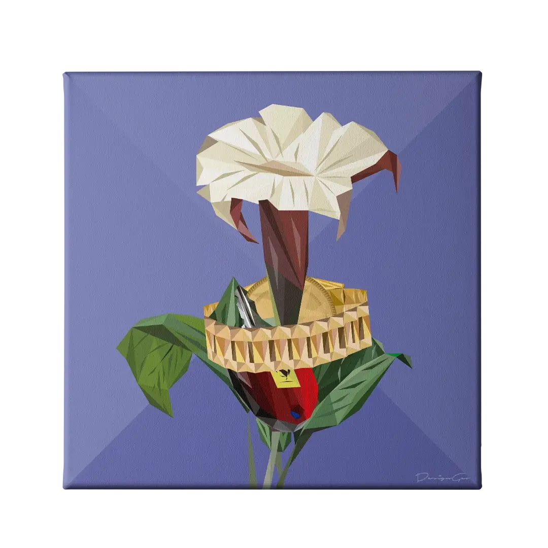 Floral Awakening Canvas Wall Art