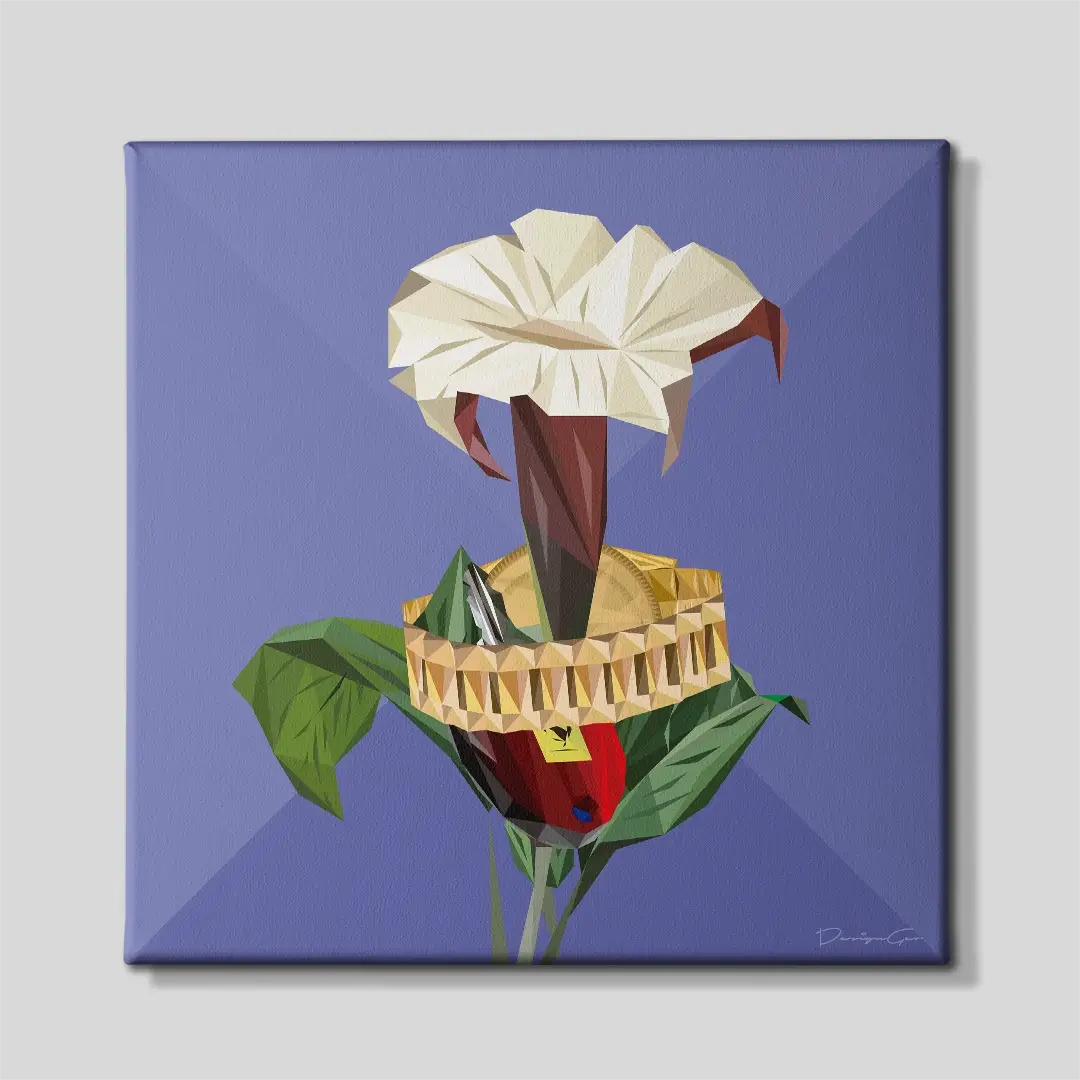 Floral Awakening Canvas Wall Art