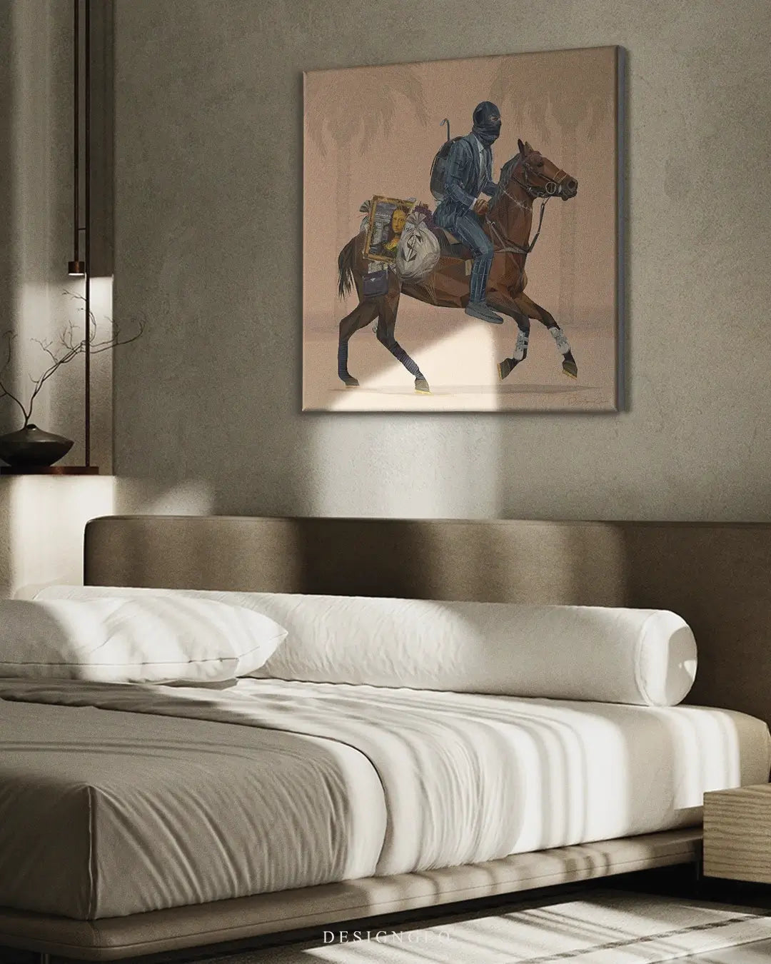 Journey in Abu Dhabi Canvas Wall Art