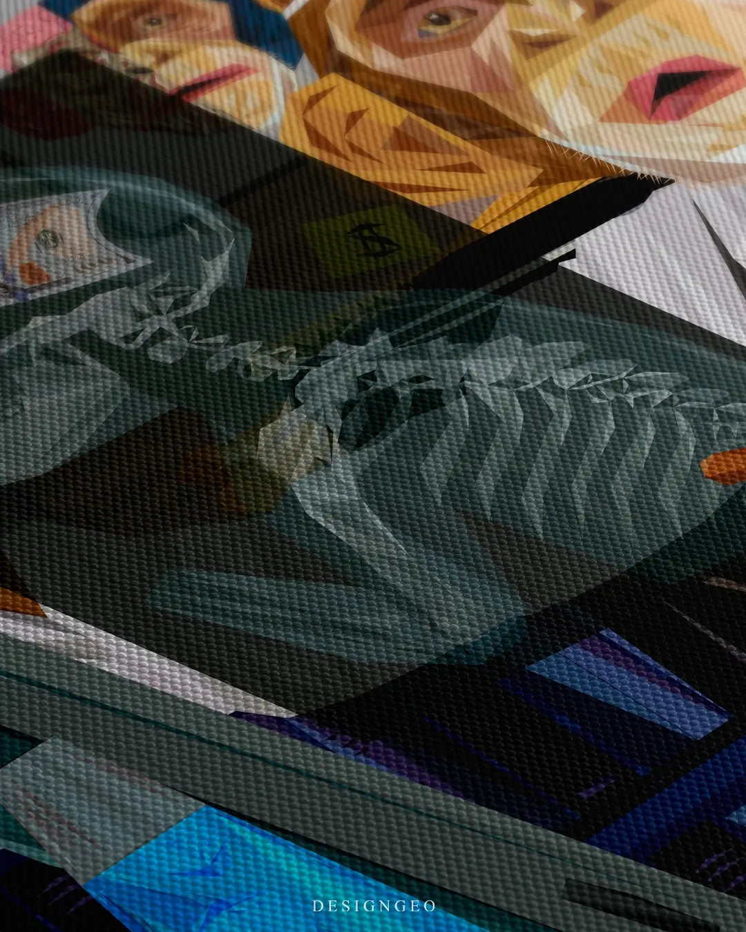 Close-up of modern pop art featuring a doctor ape in a white coat examining an X-ray showing money inside a patient’s skull on a colorful background