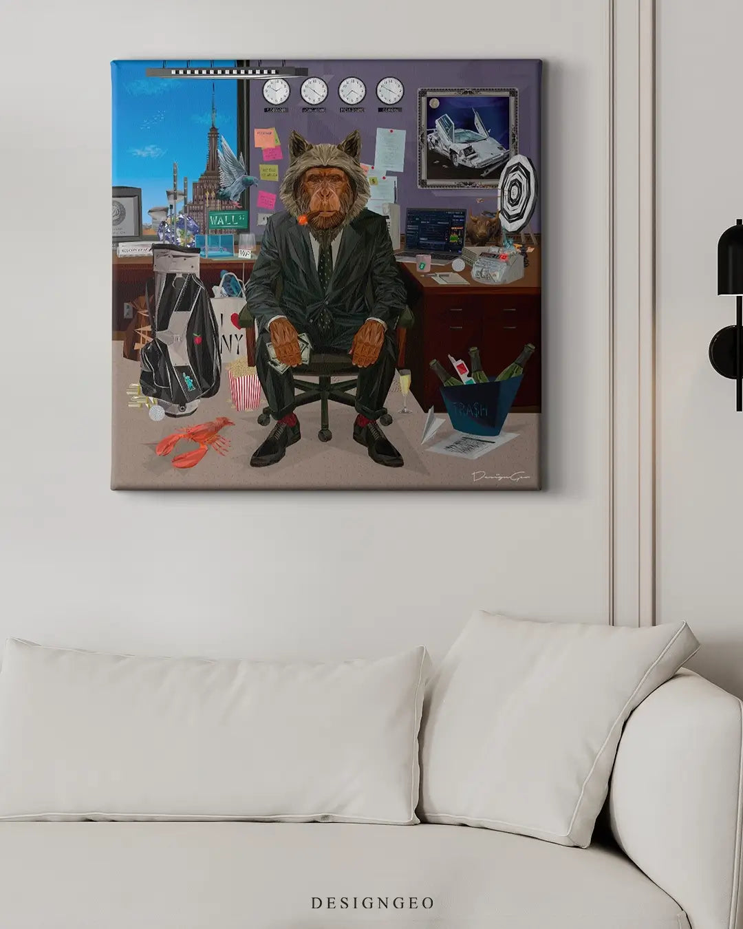 A Wolf Thing Canvas Wall Art