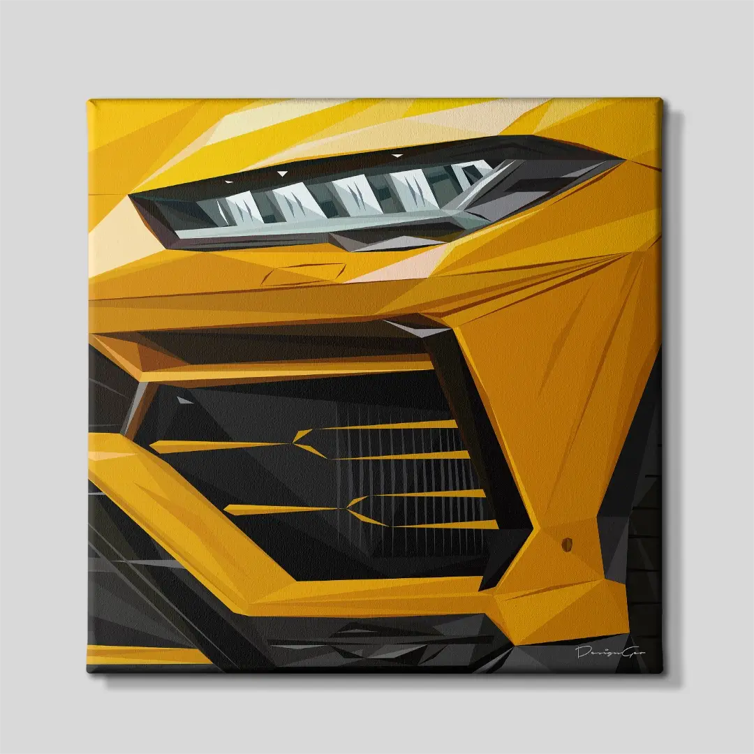 Amber Speed Canvas Wall Art