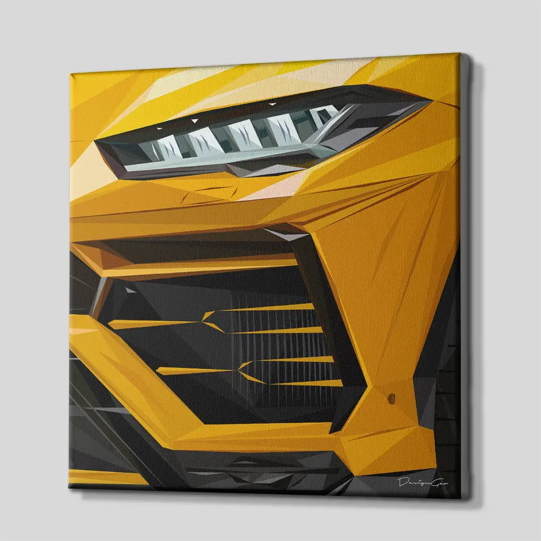 Amber Speed Canvas Wall Art
