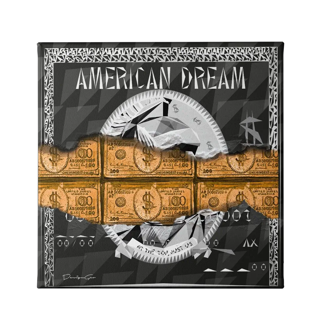 American Dream Canvas Wall Art