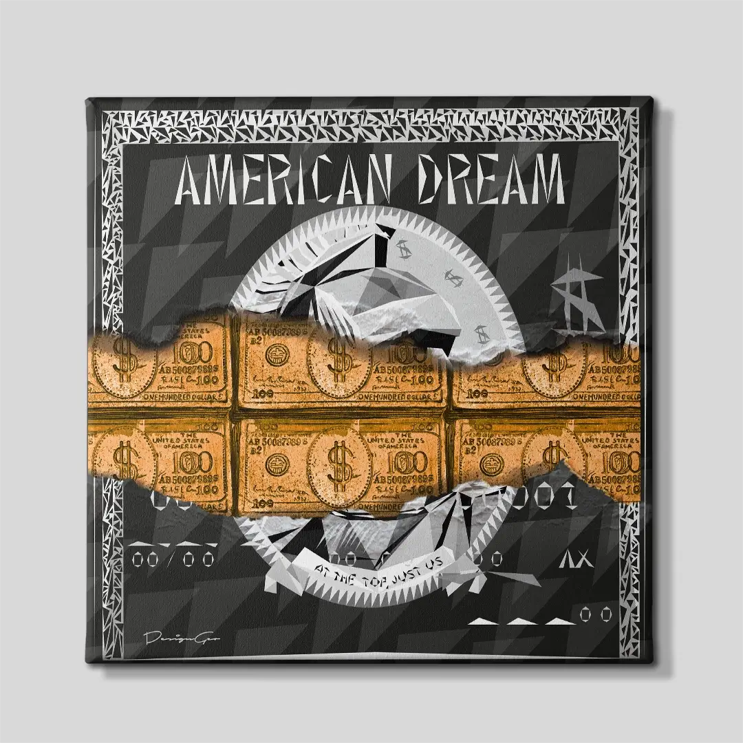 American Dream Canvas Wall Art