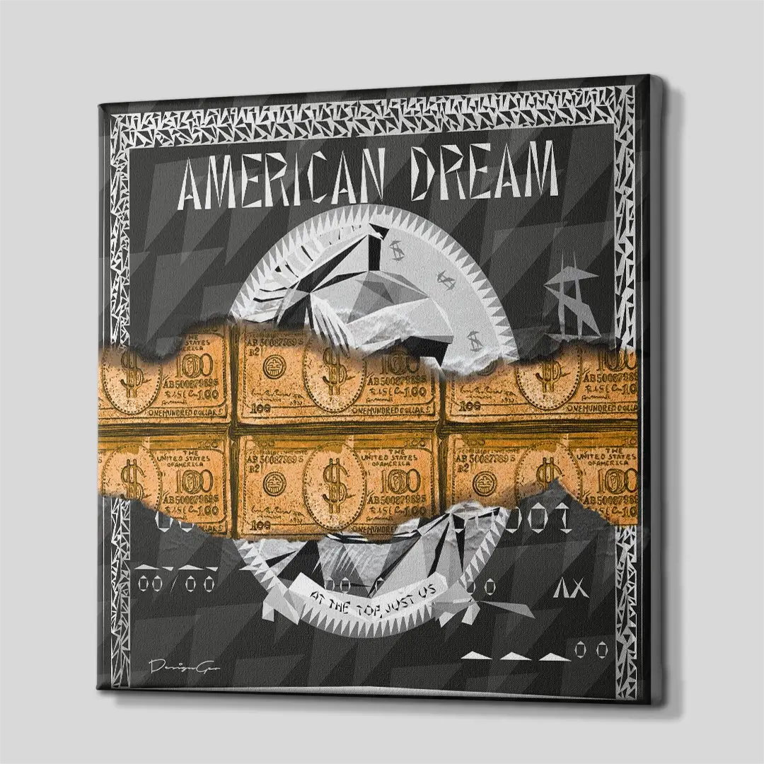 American Dream Canvas Wall Art