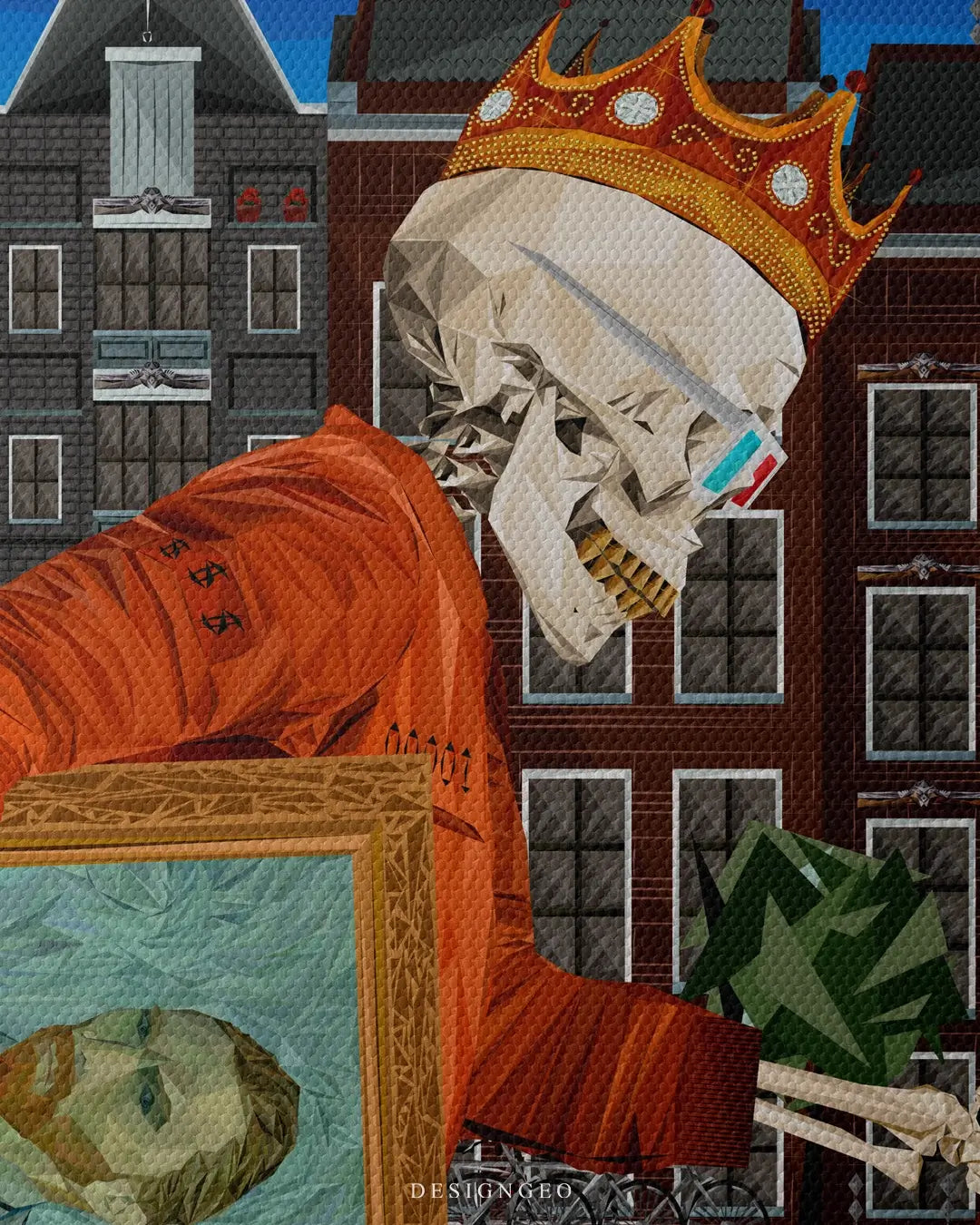 Amsterdam Rush Canvas Wall Art