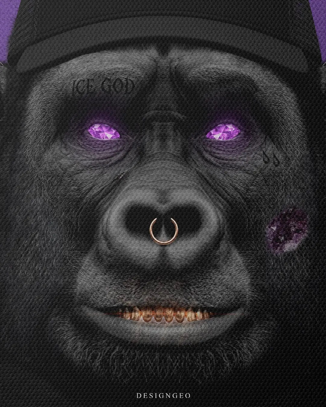 Ape The Jeweller Canvas Wall Art