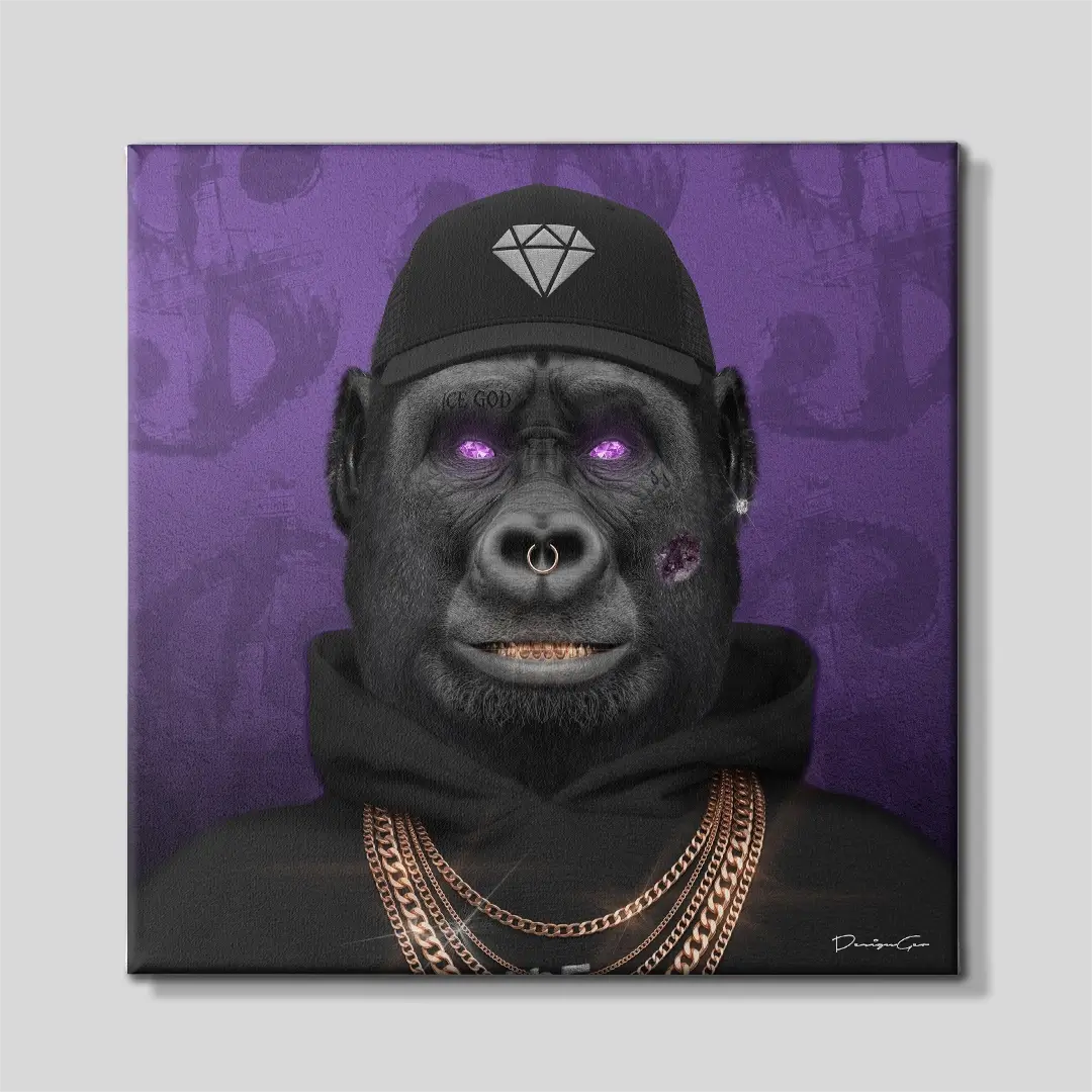 Ape The Jeweller Canvas Wall Art