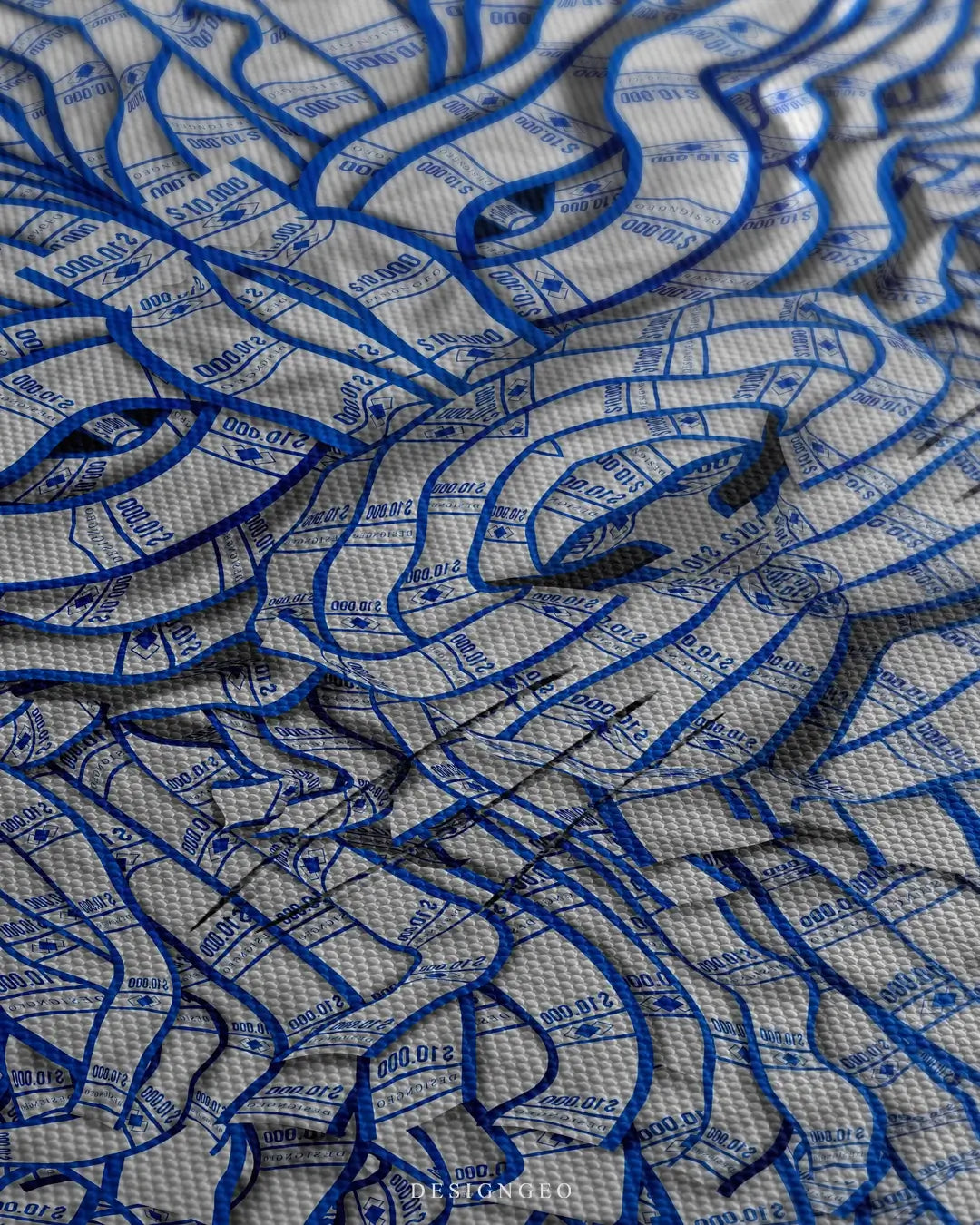 Banking Lion Canvas Wall Art