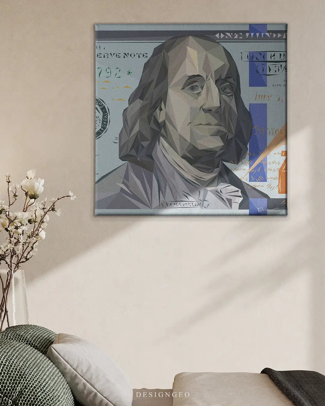 Benjamin Franklin Canvas Wall Art