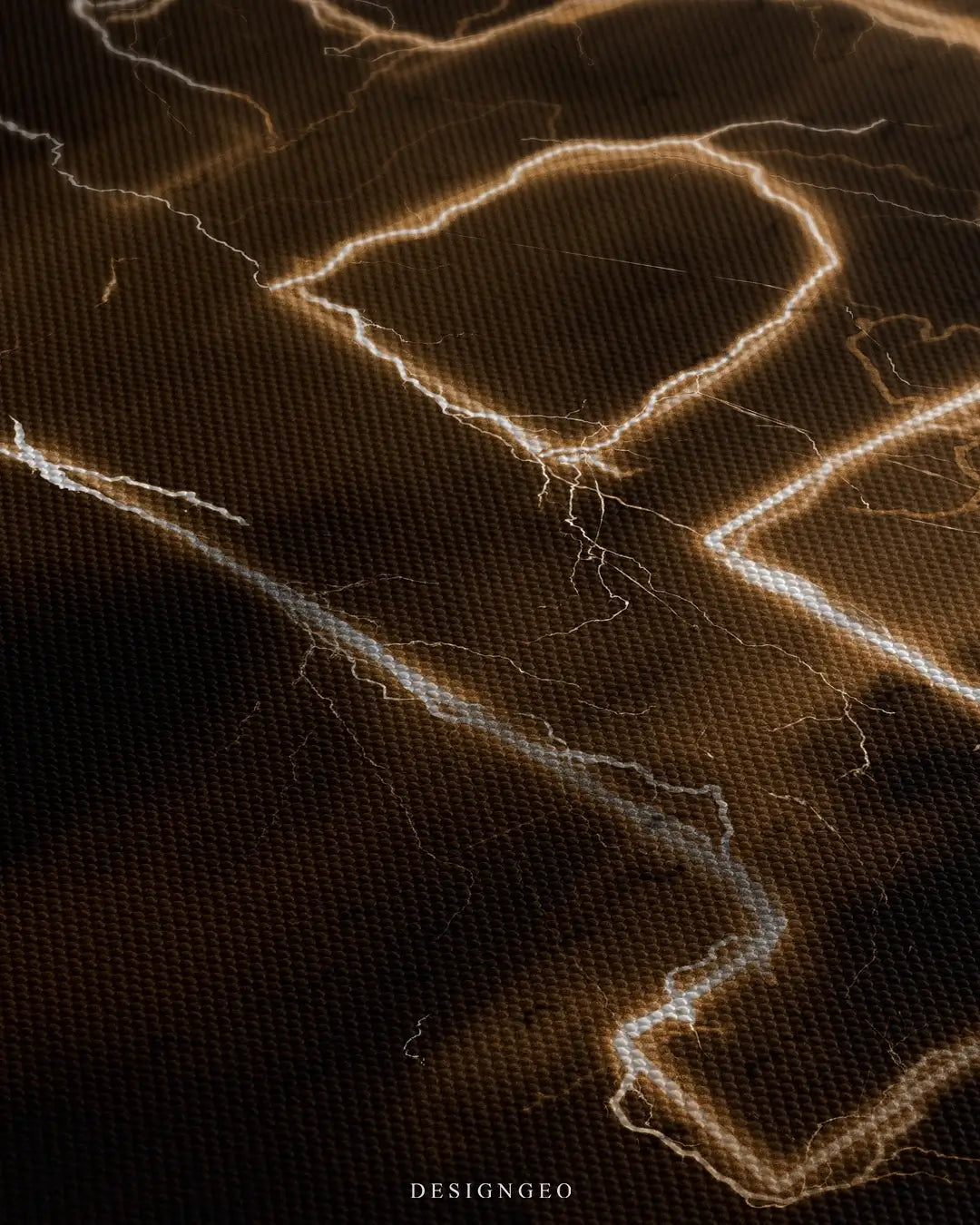 Bitcoin Storm Canvas Wall Art