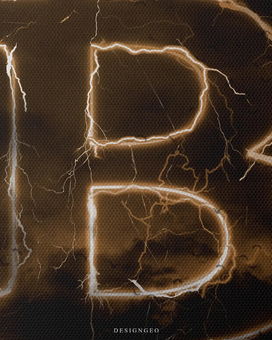 Bitcoin Storm Canvas Wall Art