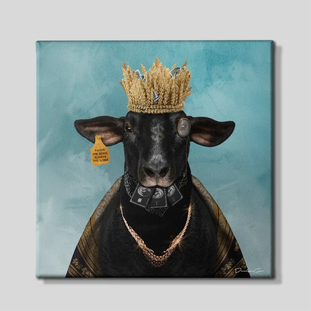 Black Sheep Canvas Wall Art