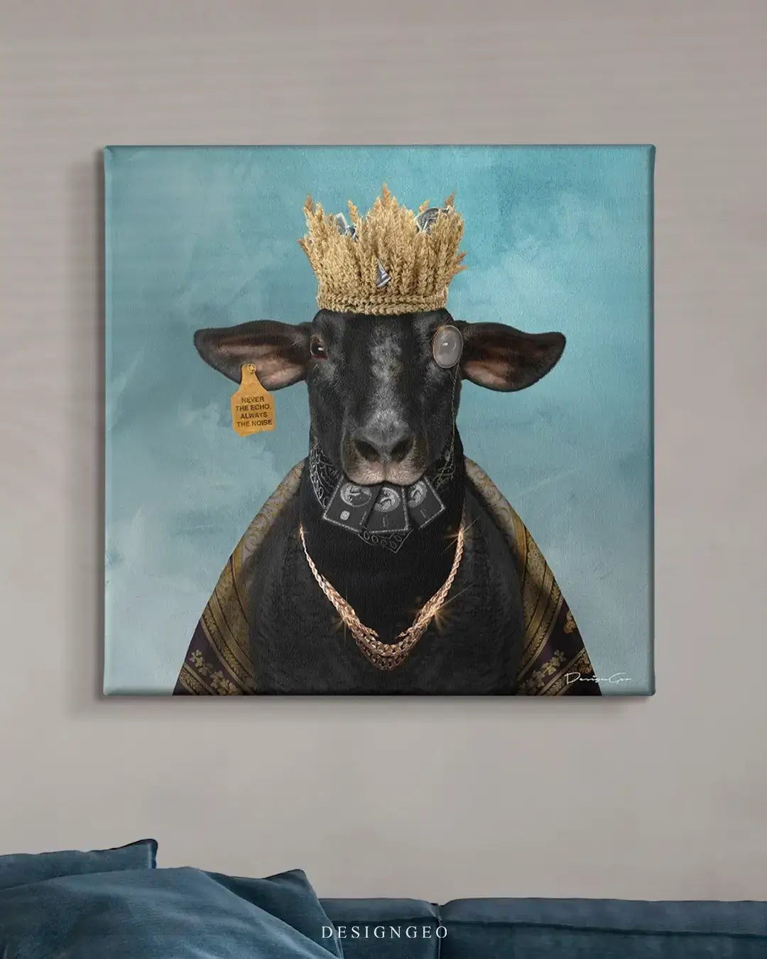 Black Sheep Canvas Wall Art