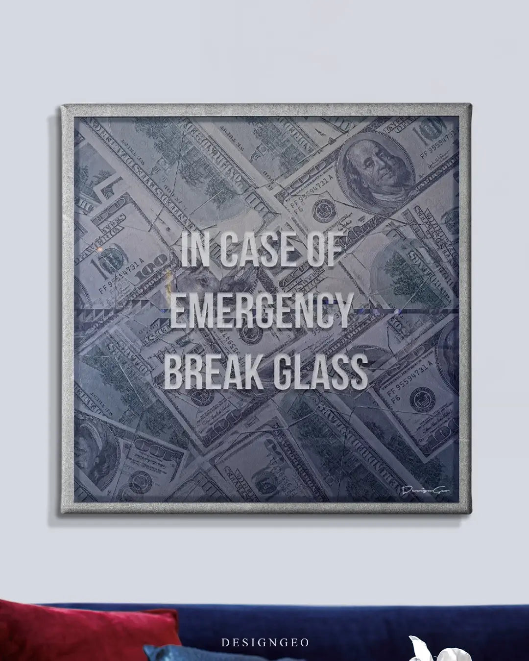 Break Glass Canvas Wall Art