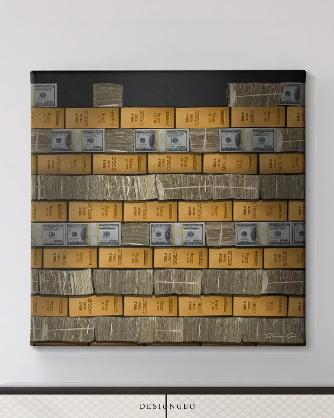 Brick By Brick Canvas Wall Art