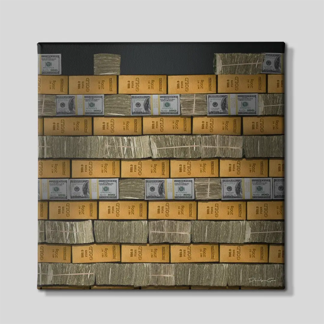 Brick By Brick Canvas Wall Art