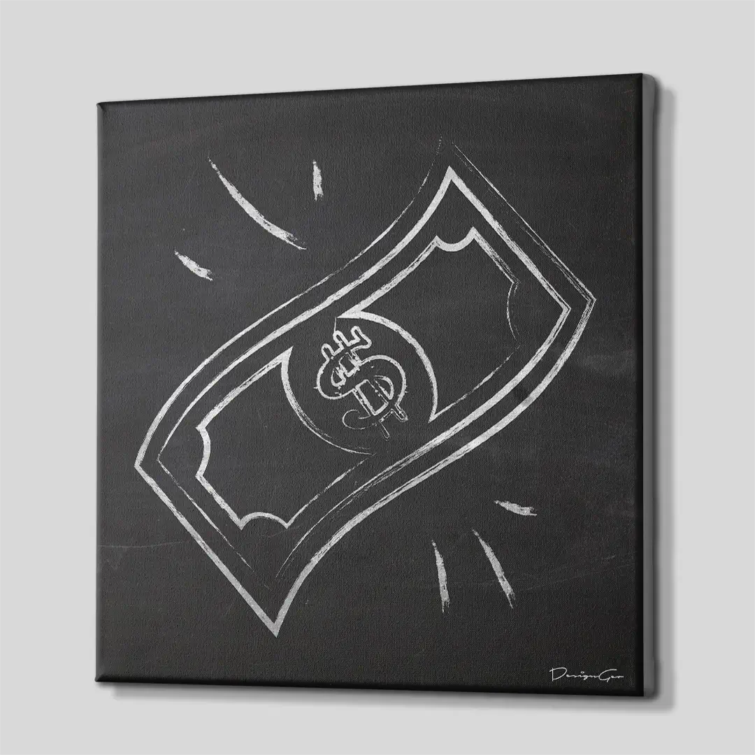 Cash Rules Canvas Wall Art