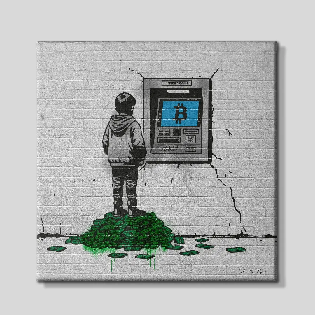 Cash To Code Canvas Wall Art