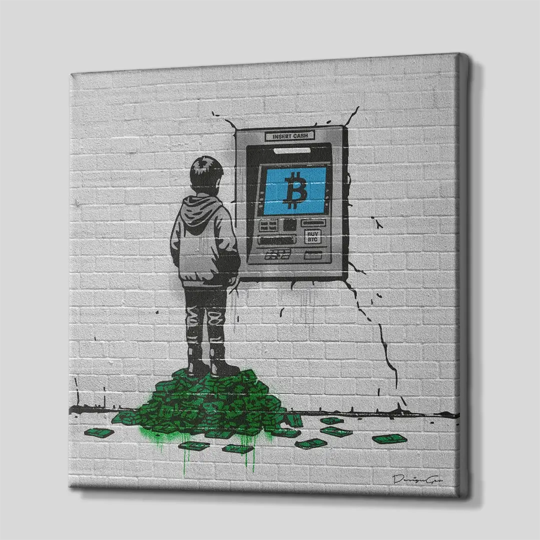 Cash To Code Canvas Wall Art