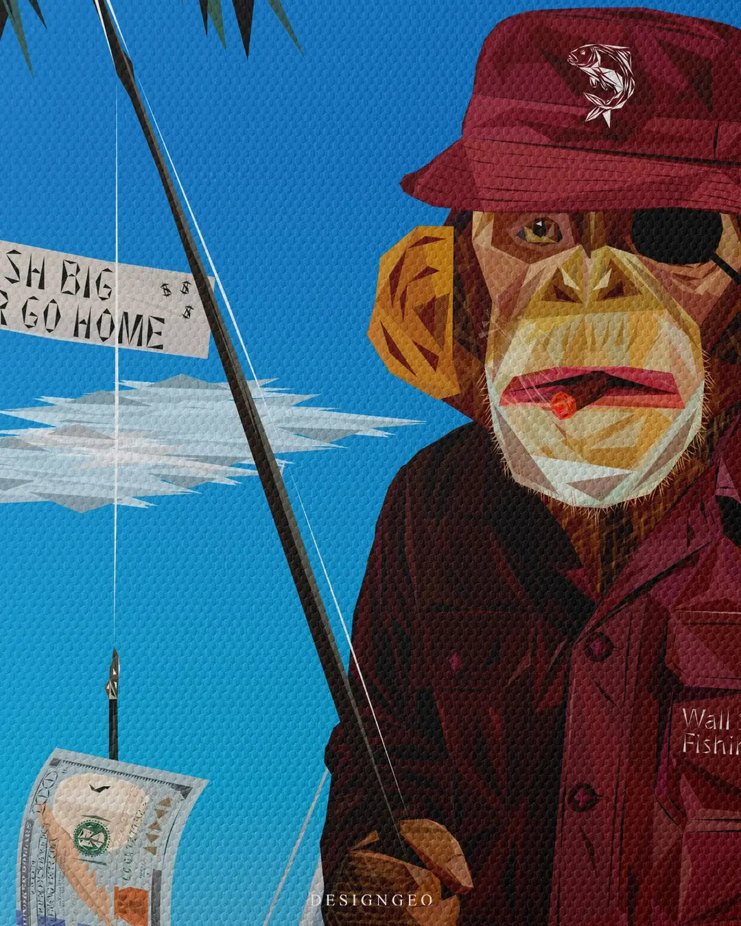 Catch of The Day Canvas Wall Art