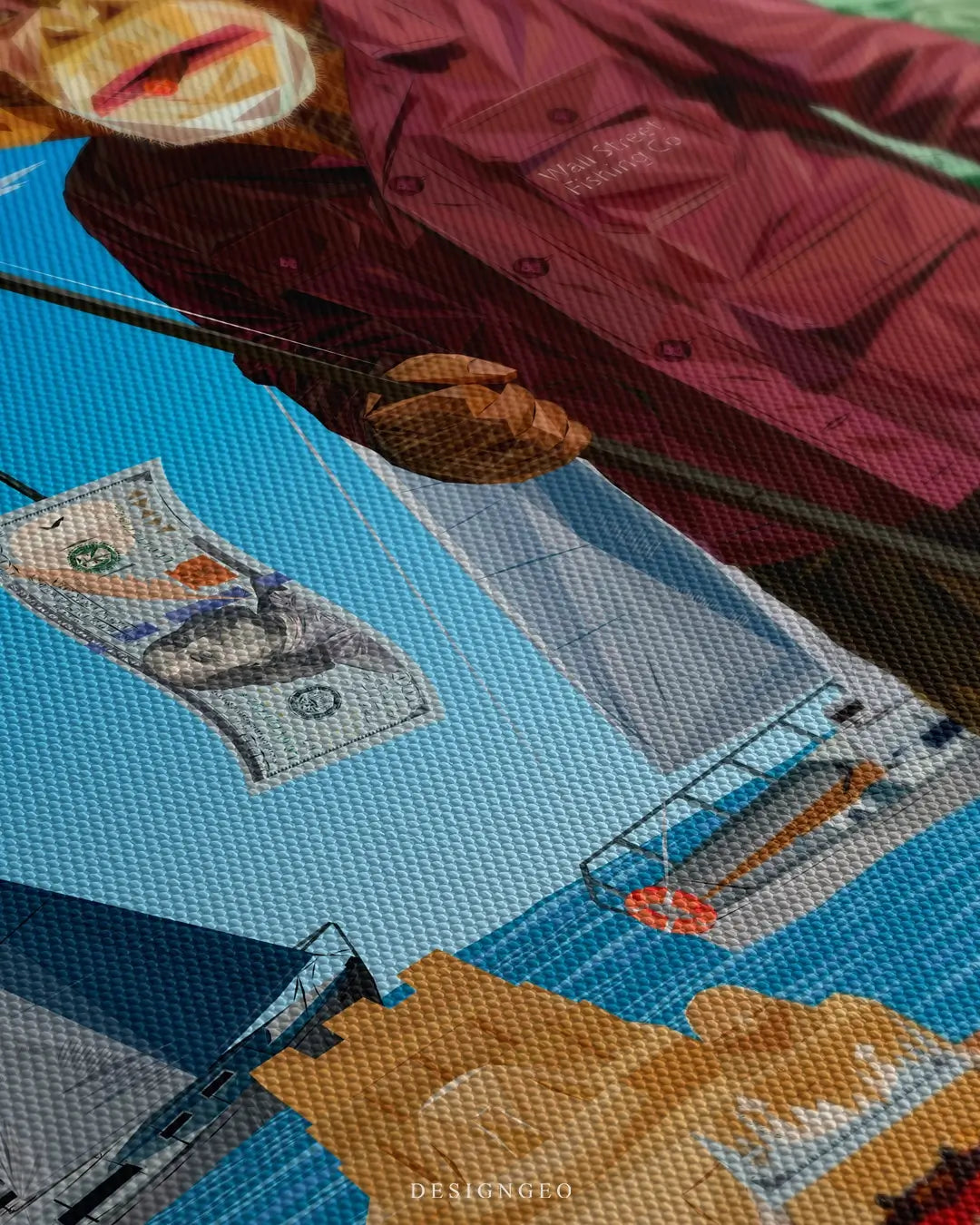 Catch of The Day Canvas Wall Art