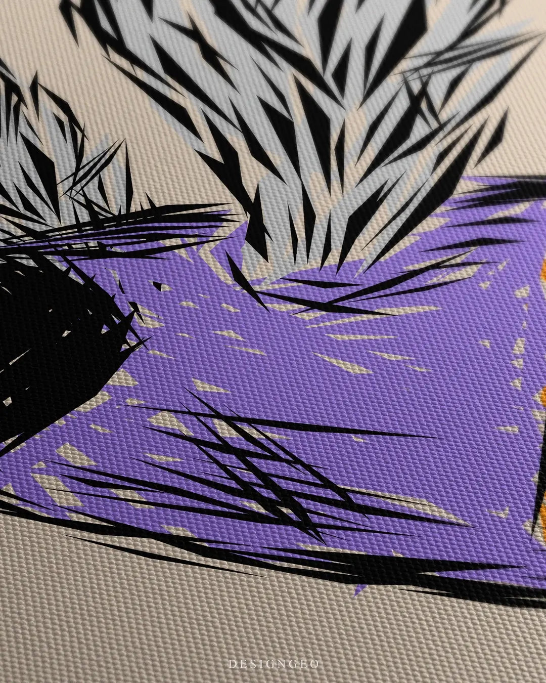 Champagne Therapy Outline Canvas Wall Art