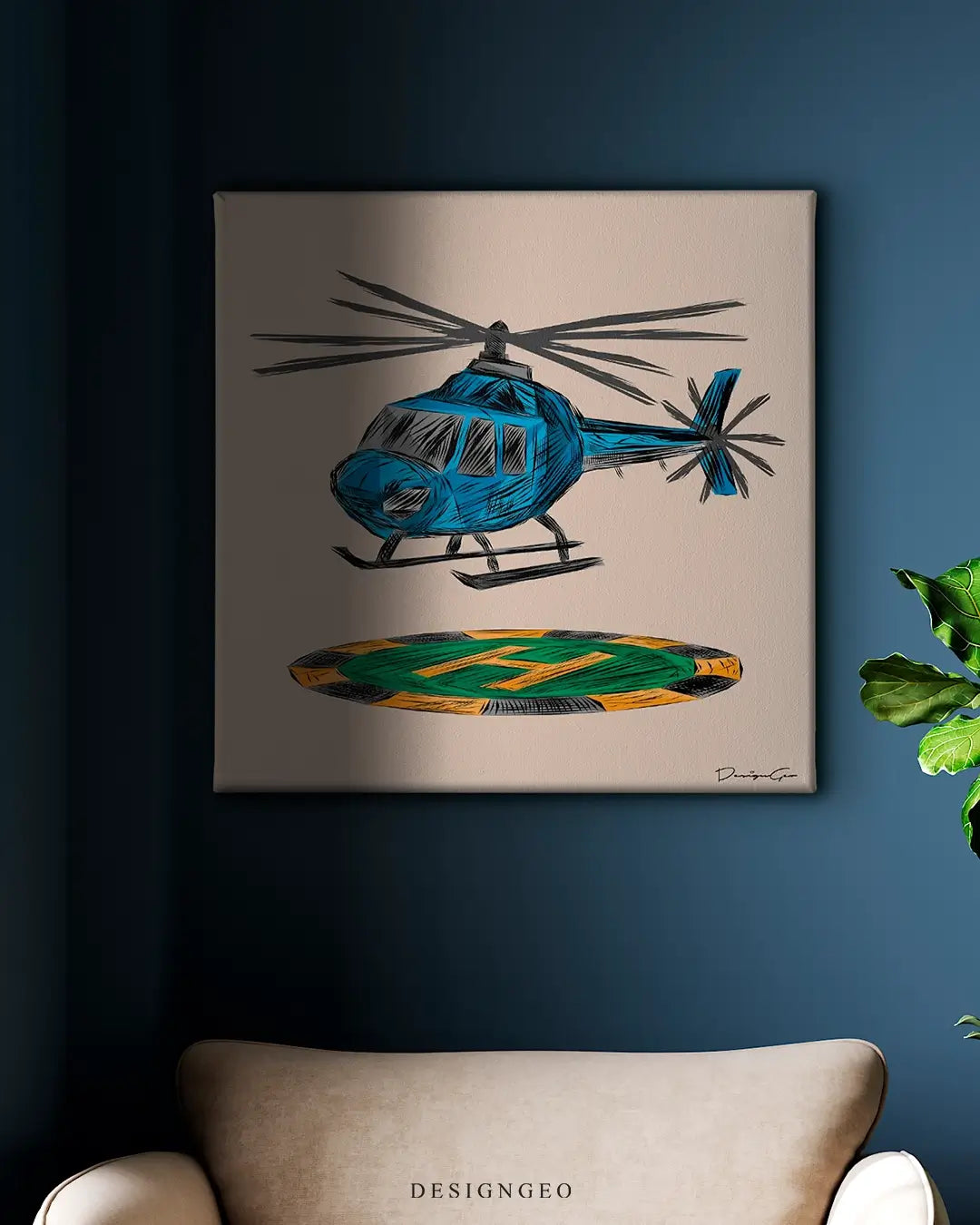 Copacabana Heights Canvas Wall Art