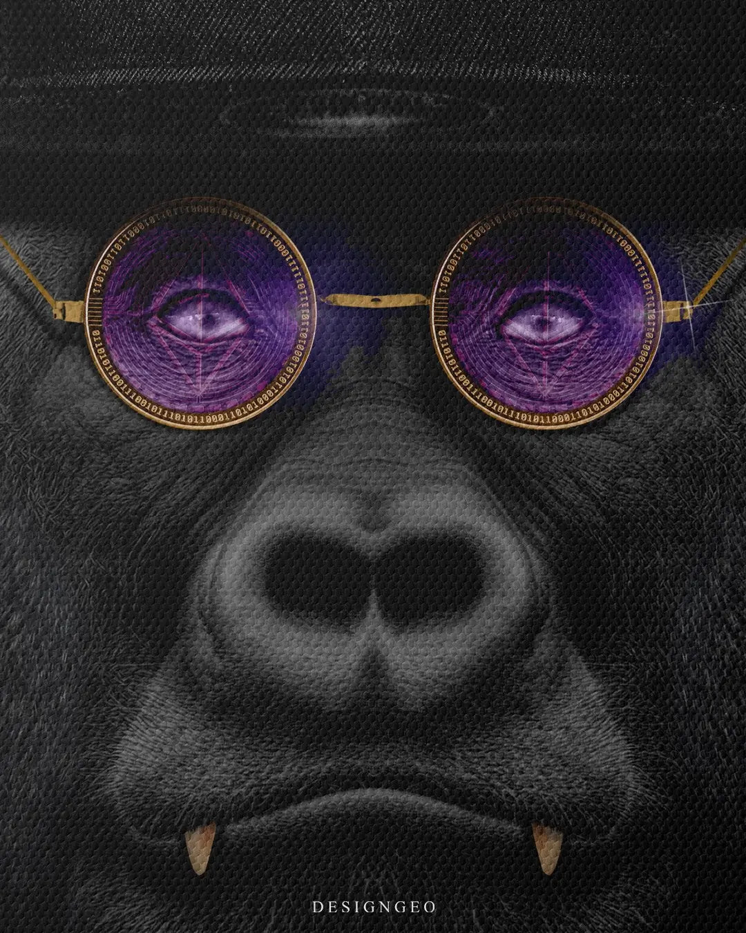 Crypto Ape Canvas Wall Art