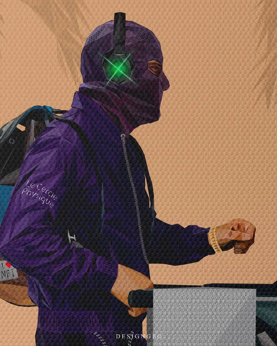 Crypto Walker Canvas Wall Art