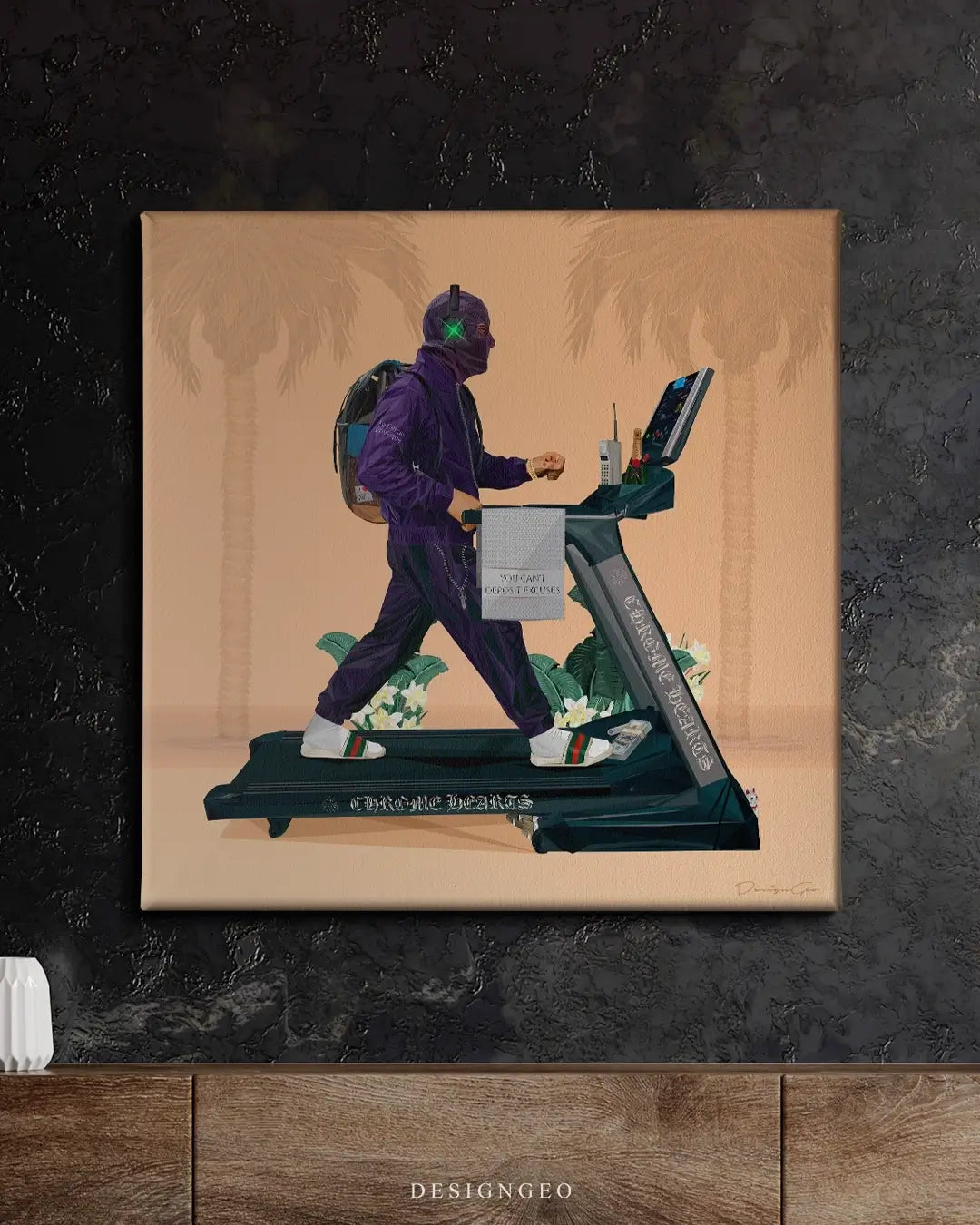 Crypto Walker Canvas Wall Art