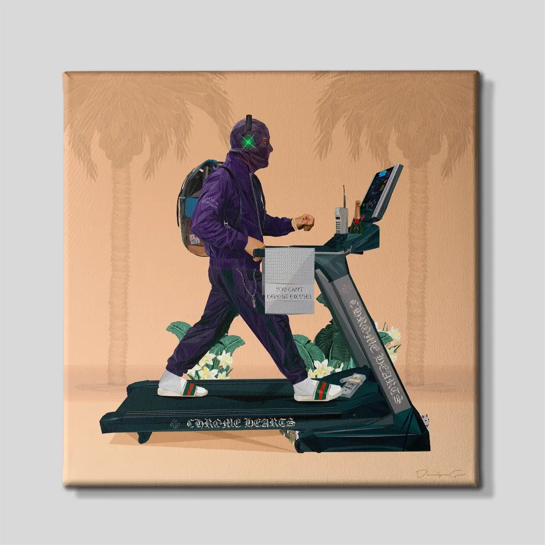 Crypto Walker Canvas Wall Art