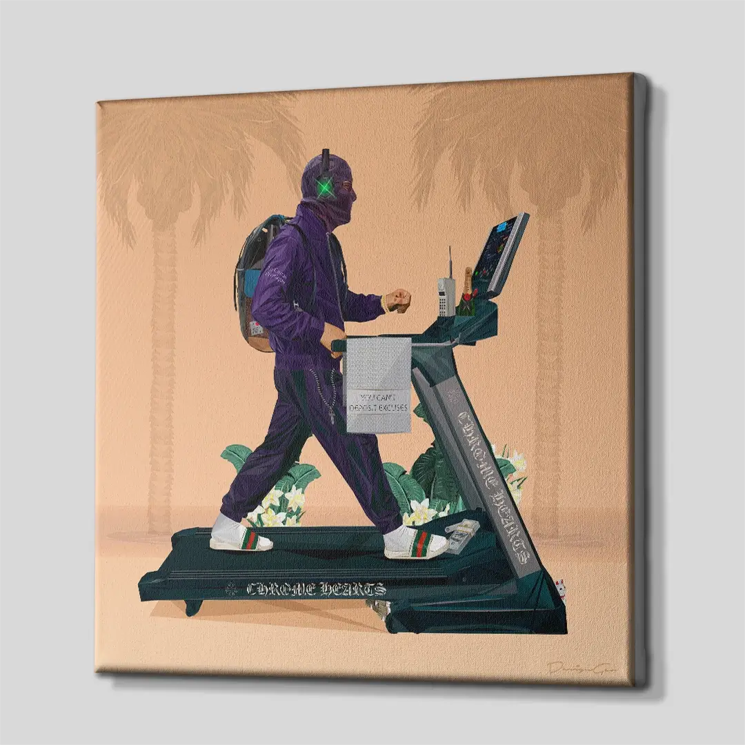 Crypto Walker Canvas Wall Art