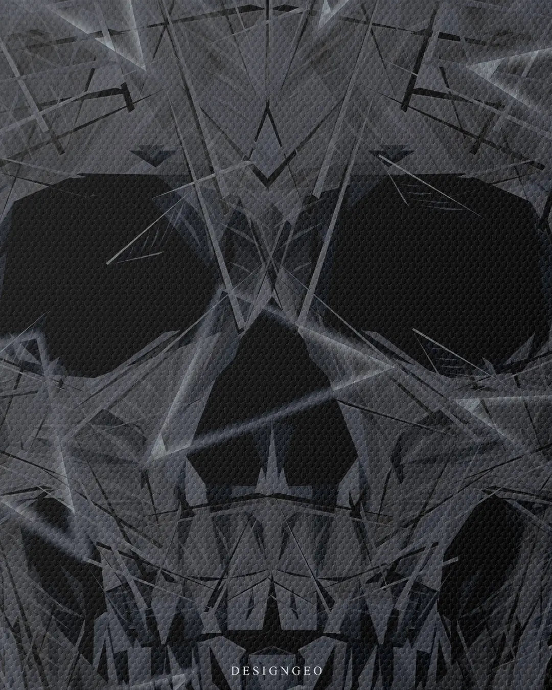 Crystal Skull Canvas Wall Art