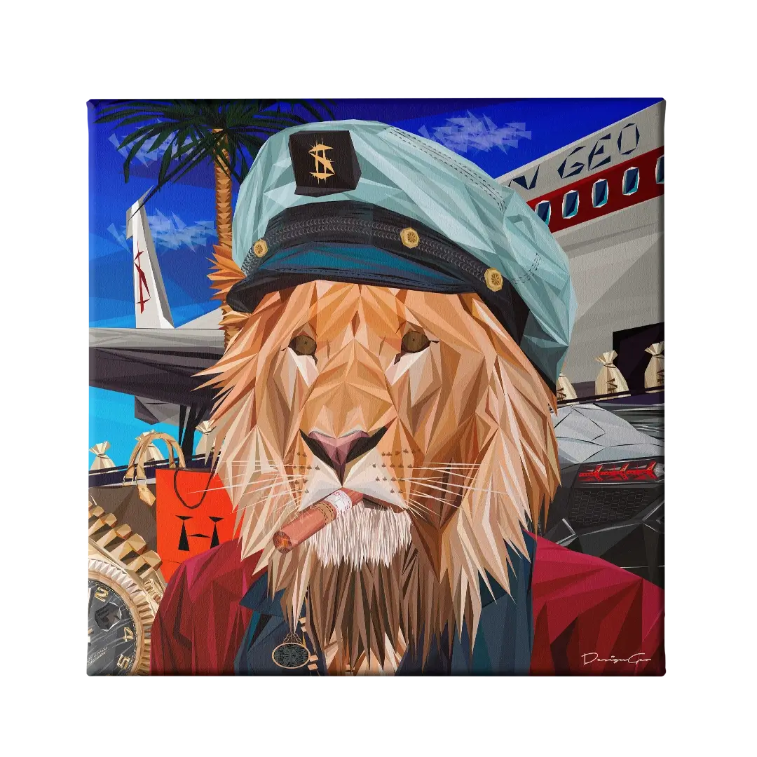 Dapper Don Canvas Wall Art