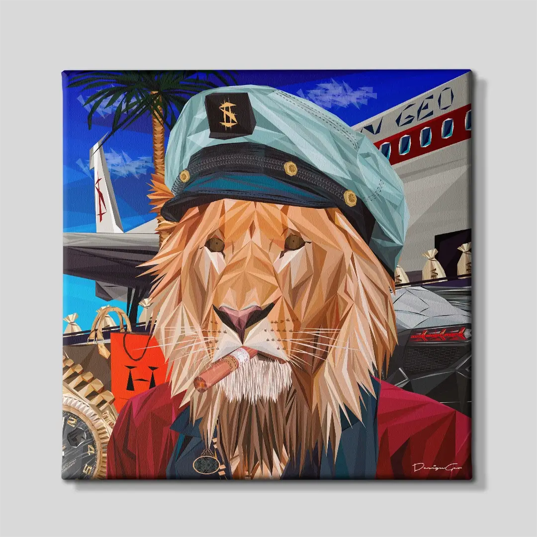 Dapper Don Canvas Wall Art