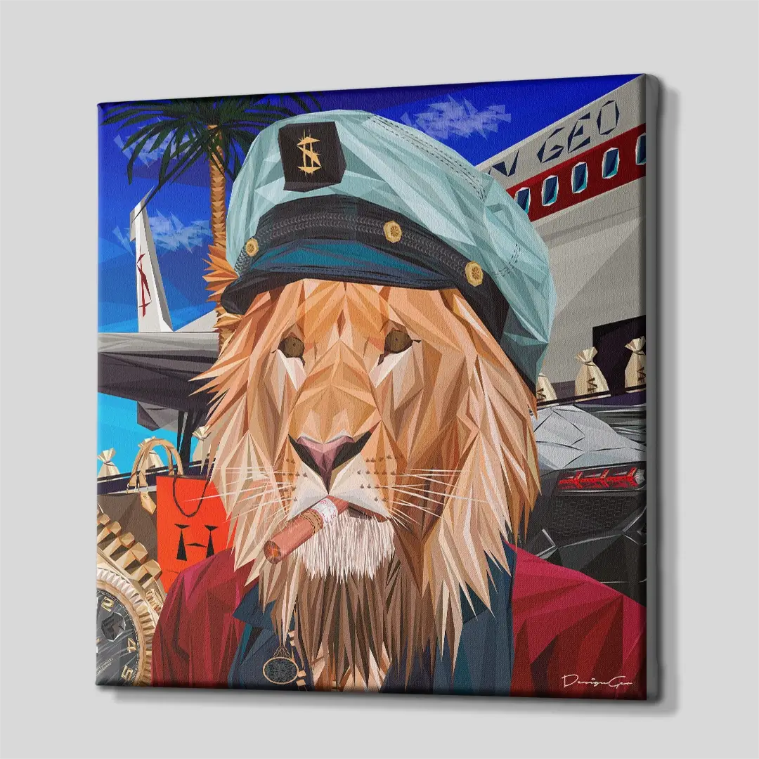 Dapper Don Canvas Wall Art