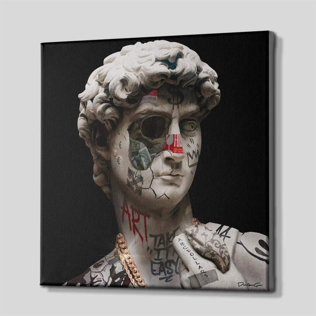 David Graffiti Canvas Wall Art