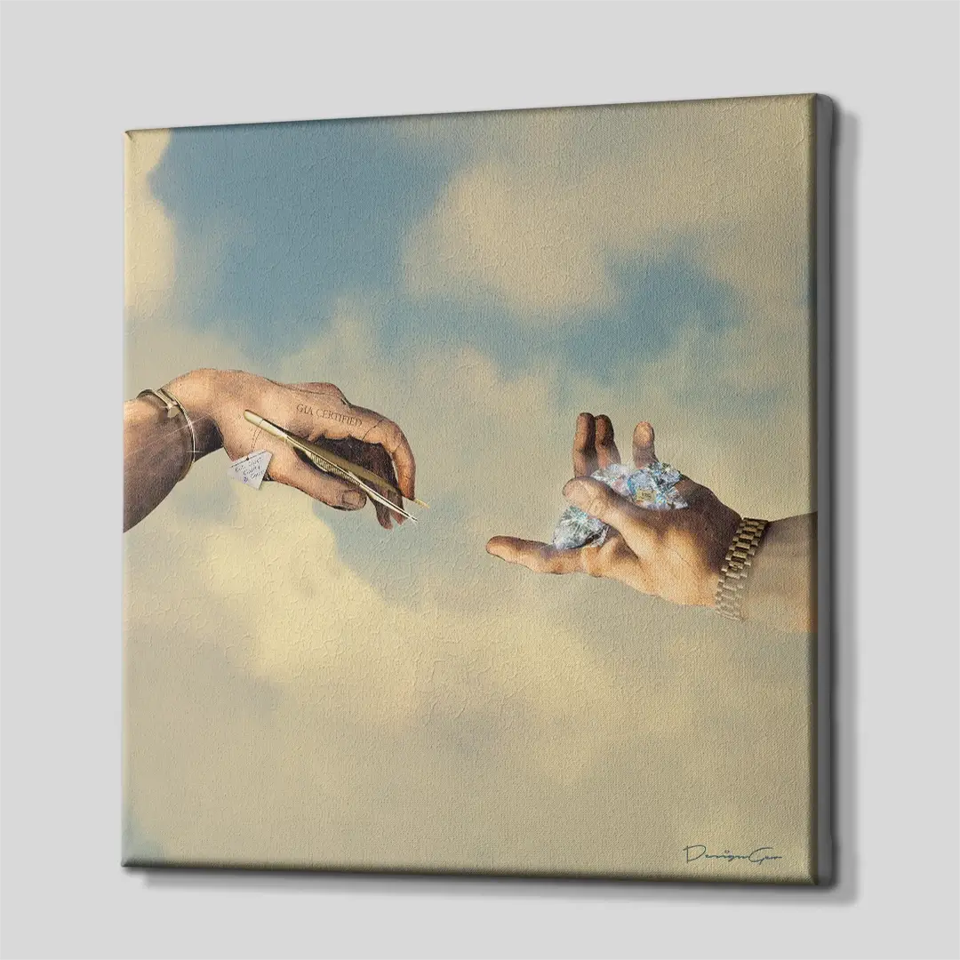 Diamond Creation Canvas Wall Art