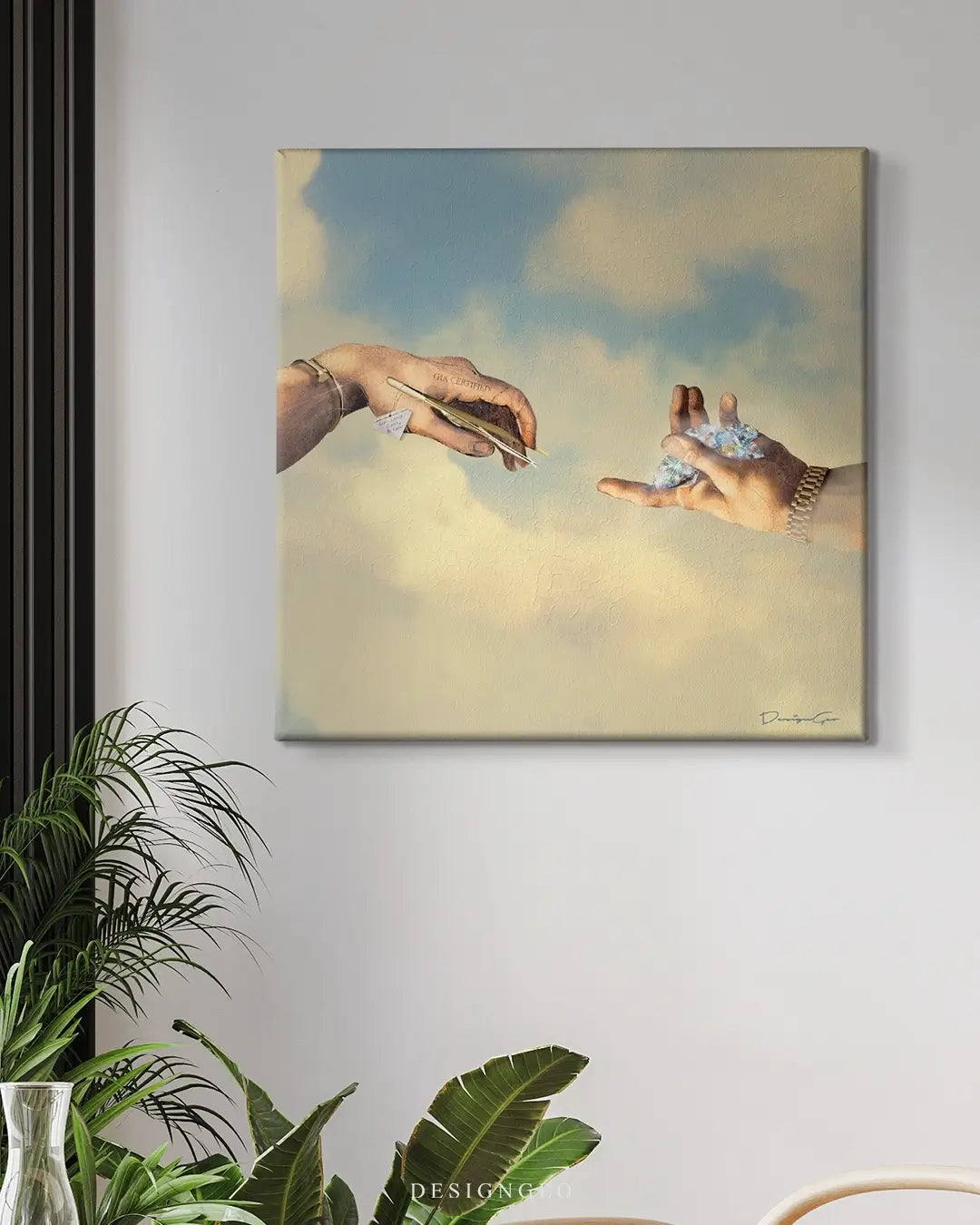 Diamond Creation Canvas Wall Art