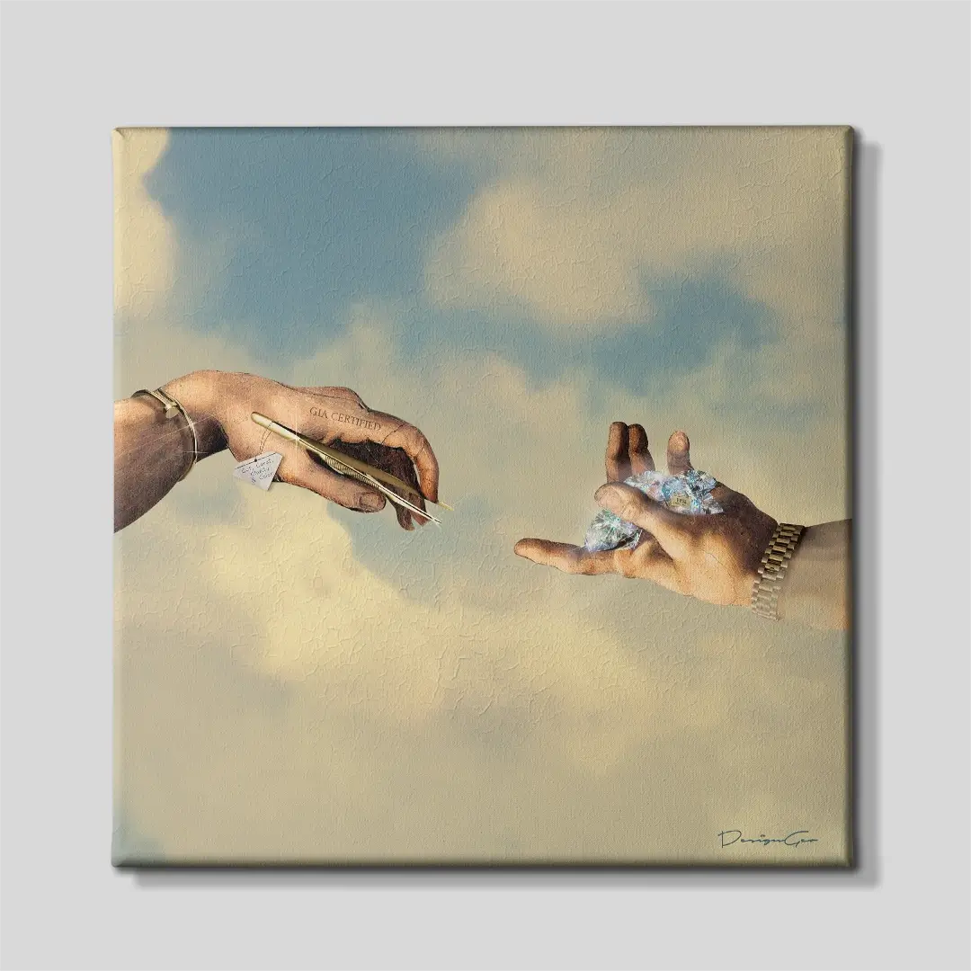 Diamond Creation Canvas Wall Art