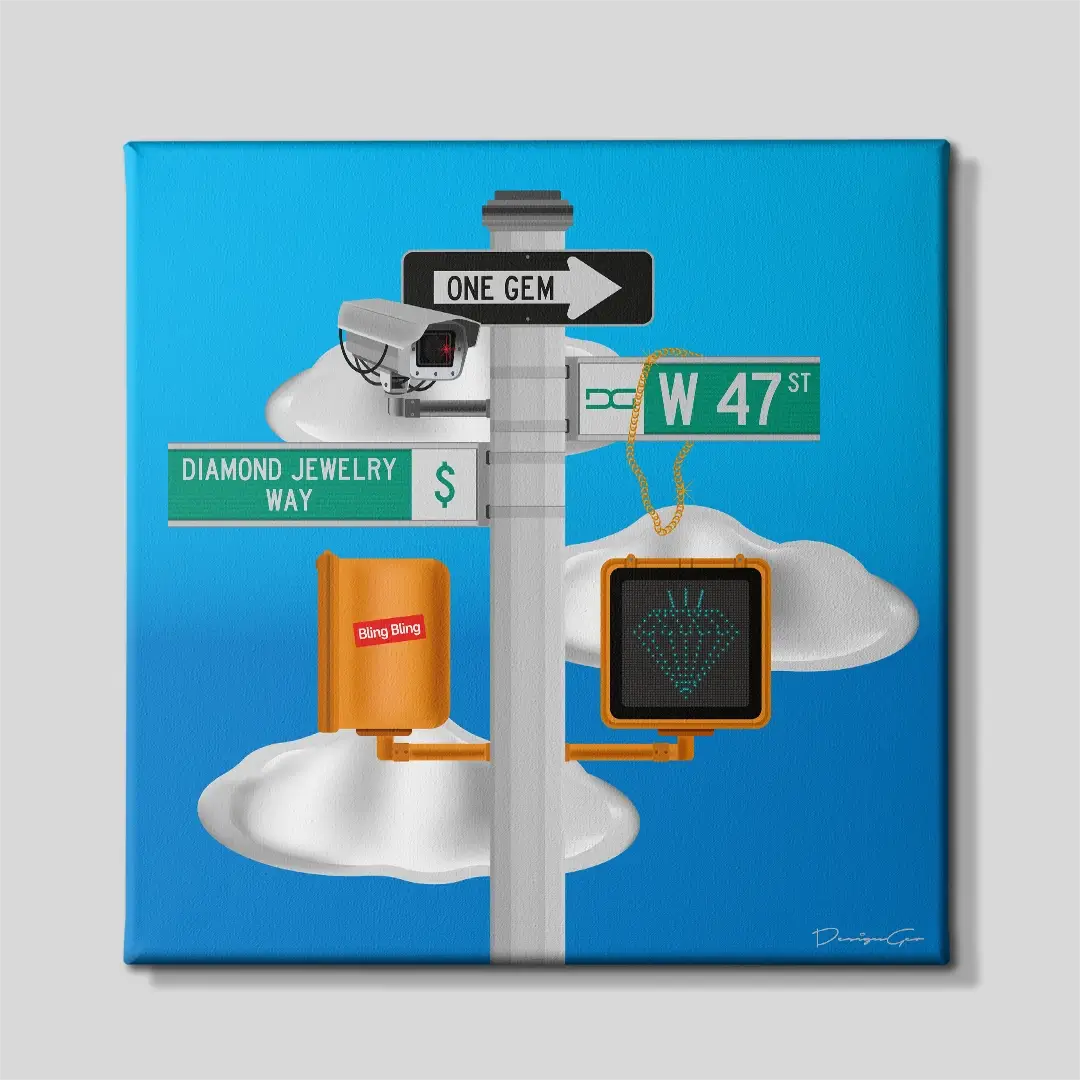 Diamond District NYC Canvas Wall Art