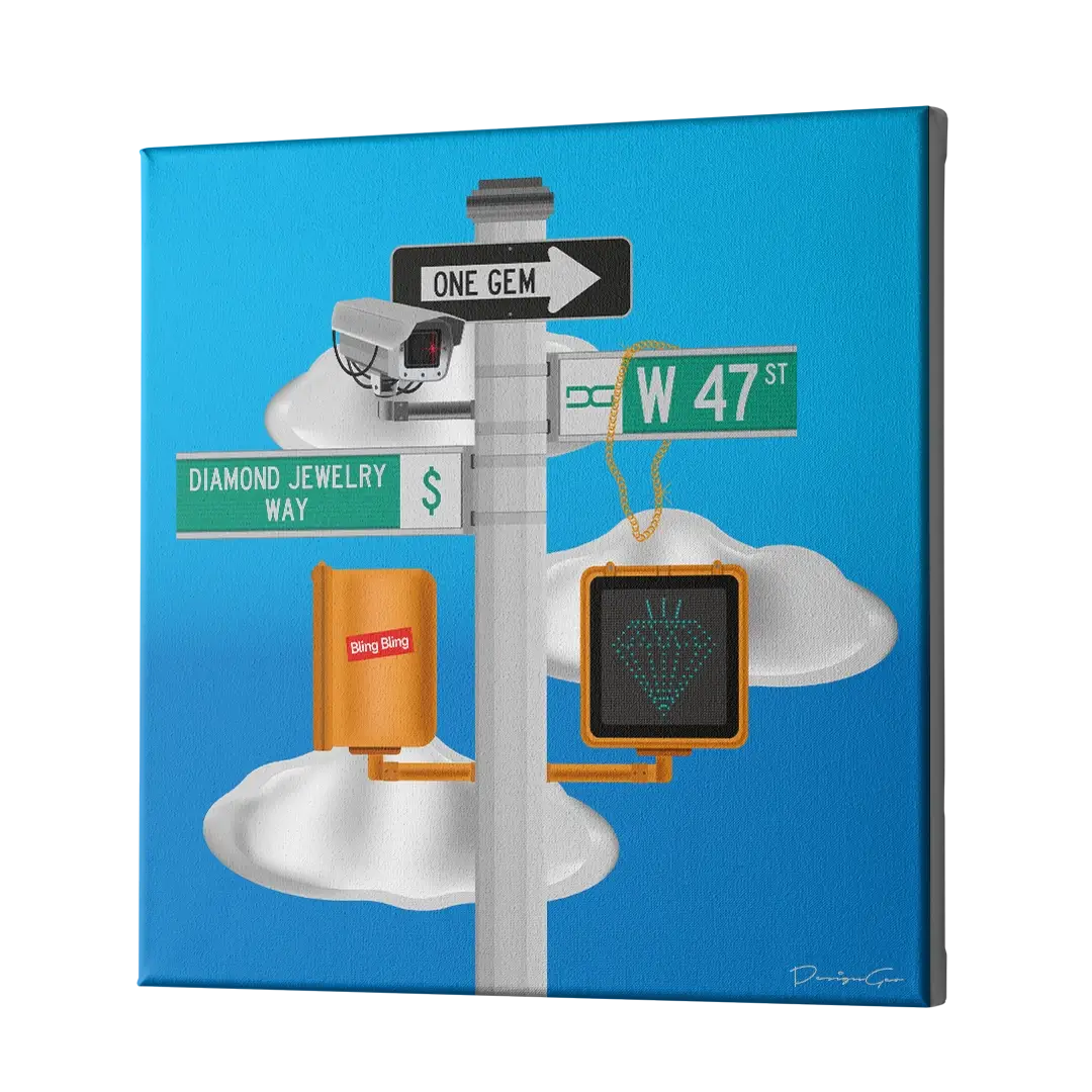 Diamond District NYC Canvas Wall Art