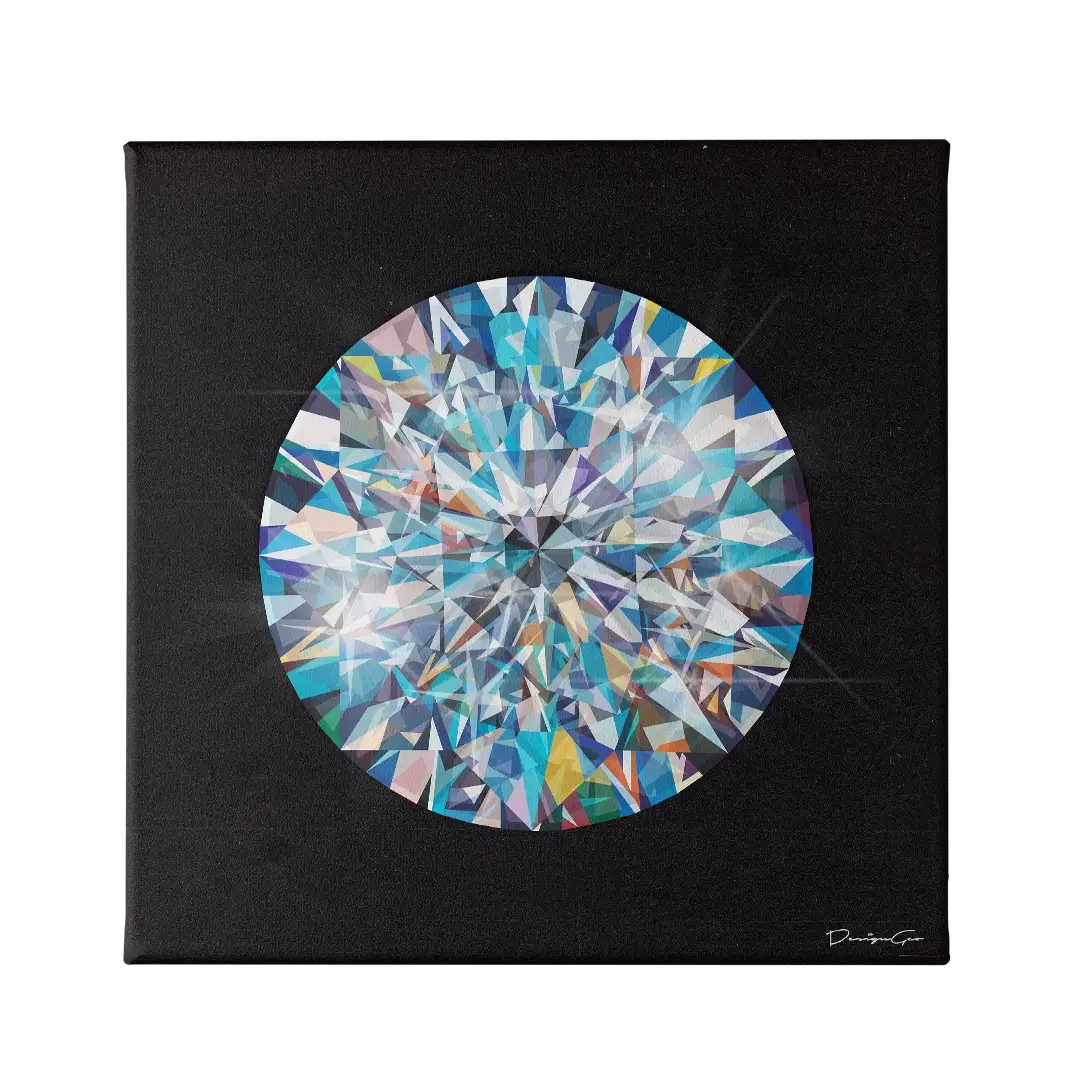 Diamonds Are Forever Canvas Wall Art