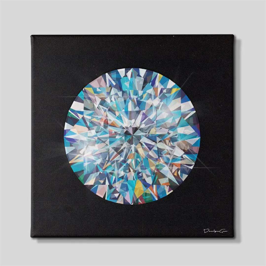 Diamonds Are Forever Canvas Wall Art