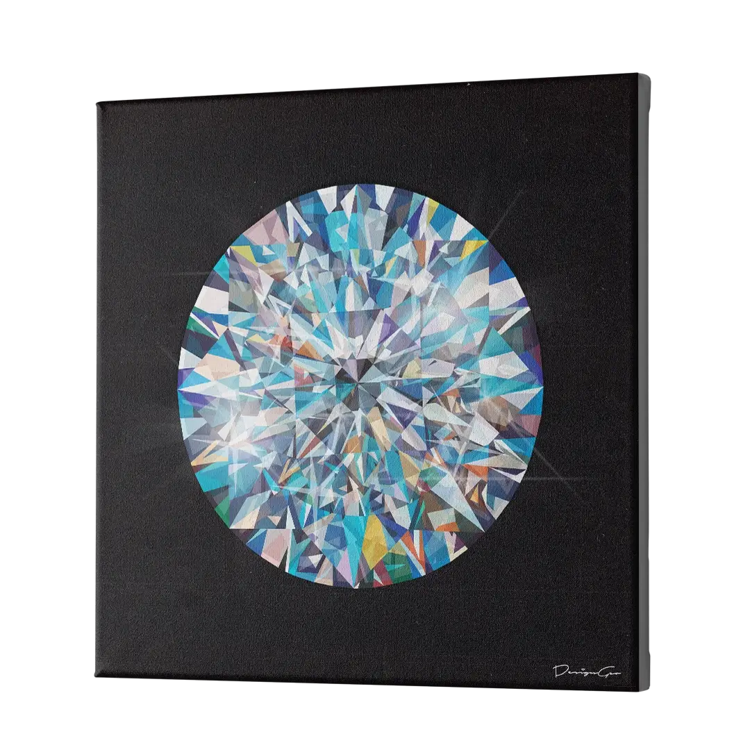 Diamonds Are Forever Canvas Wall Art