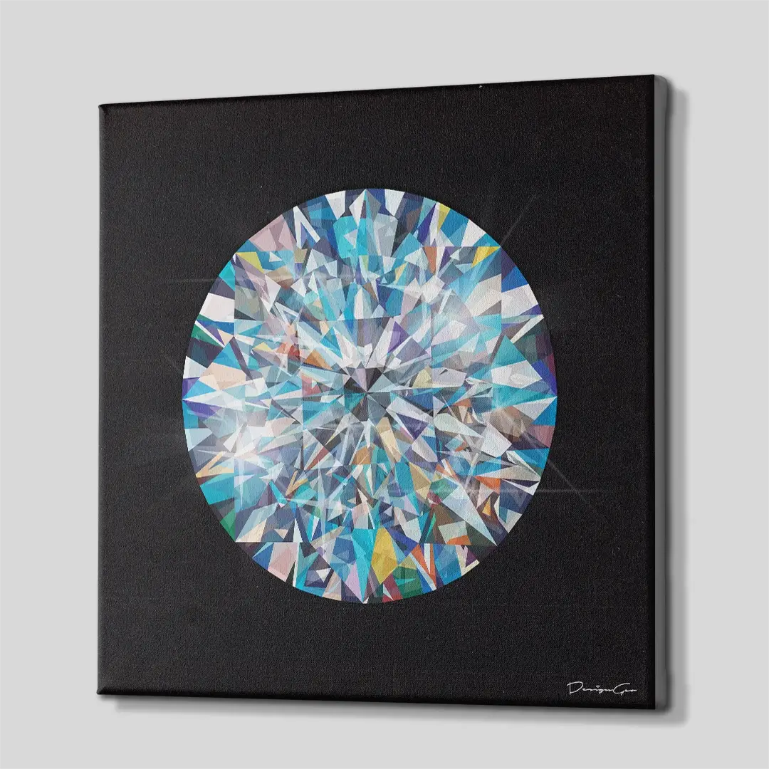 Diamonds Are Forever Canvas Wall Art