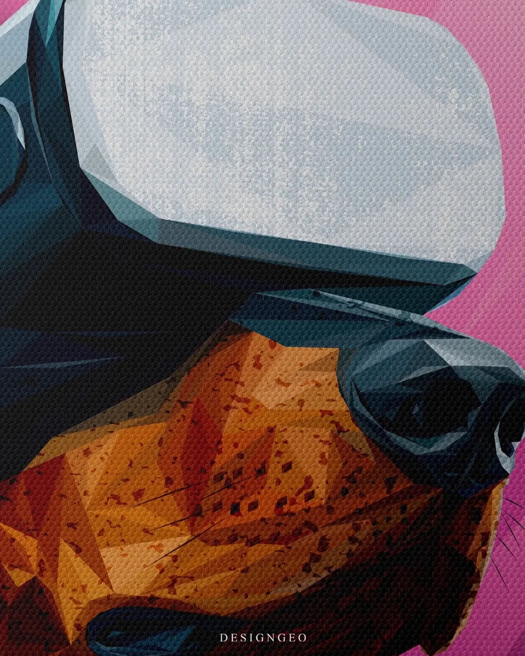 Doberman Dog Canvas Wall Art